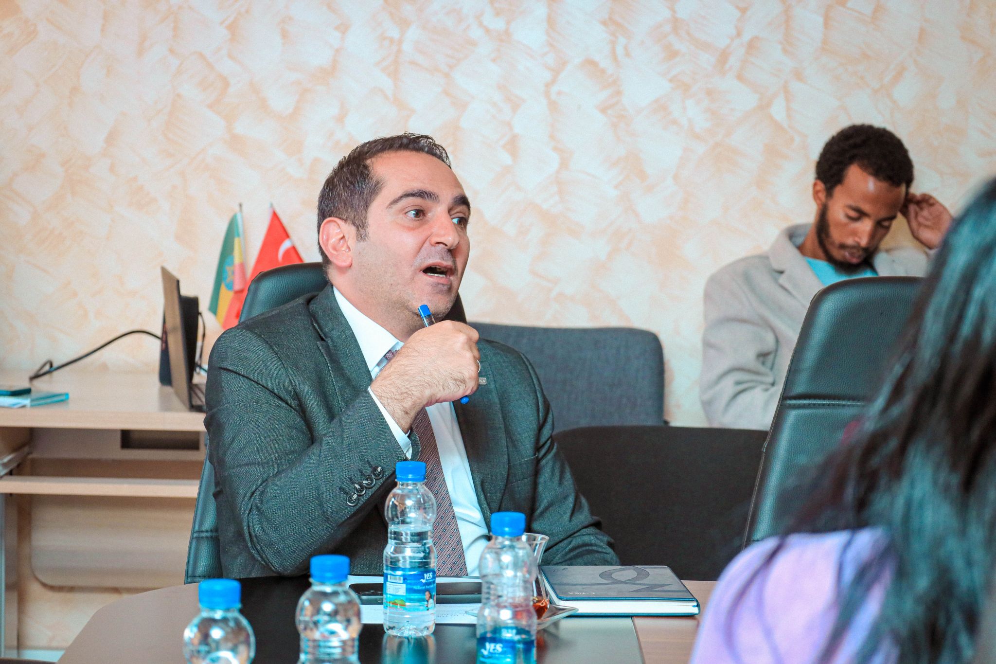 Mr. Enver Resuloğulları speaking at the Connect to Türkiye 2026 roundtable